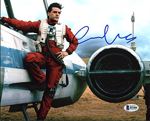 Oscar Isaac Star Wars The Force Awakens Authentic Signed 8X10 Photo BAS #B51888