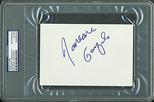 Janeane Garafolo Authentic Signed 4x6 Index Card Autographed PSA/DNA Slabbed 2