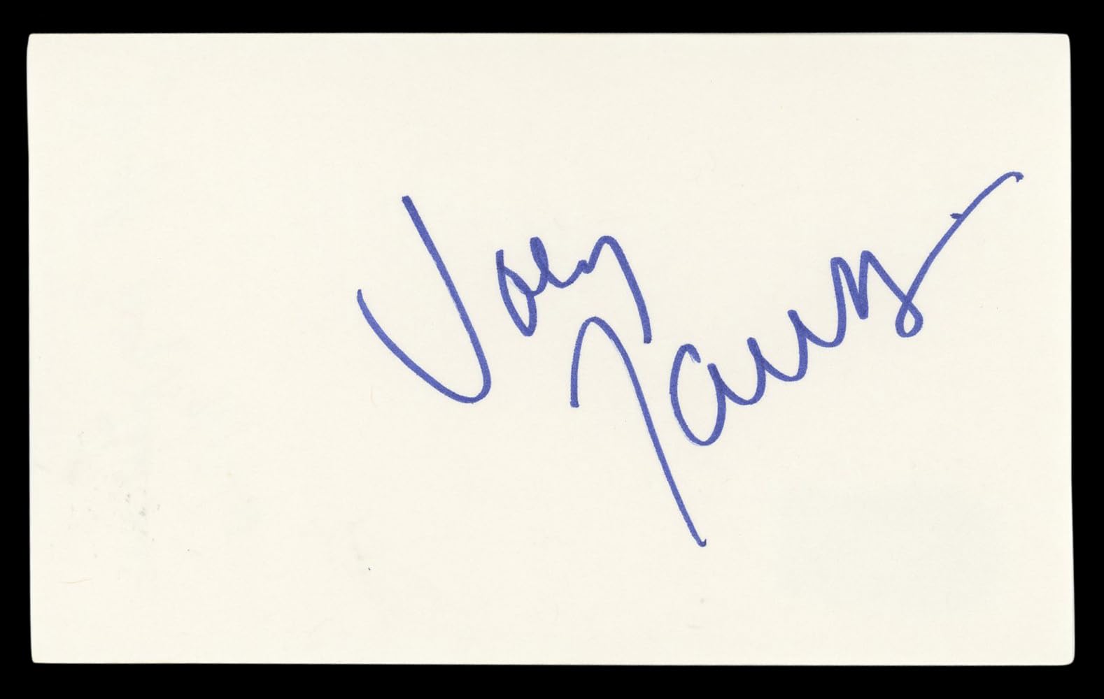 Joey Lawrence Blossom Authentic Signed 3x5 Index Card Autographed BAS #BL98783