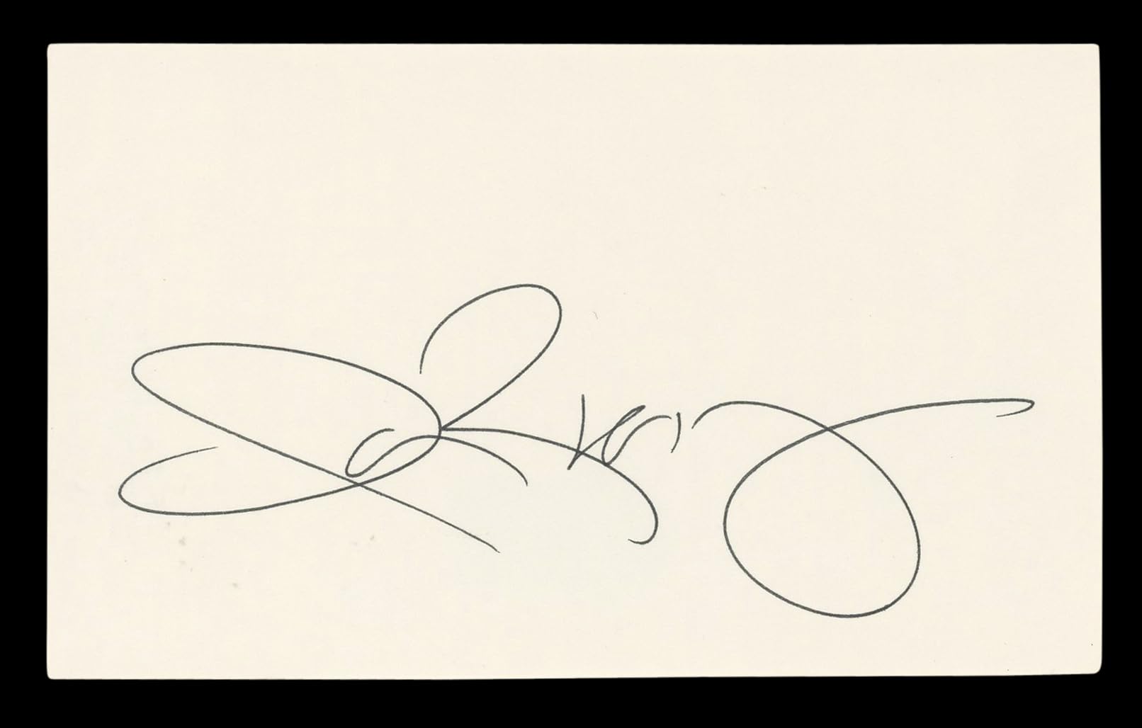 Ian Ziering Beverly Hills 90210 Authentic Signed 3x5 Index Card BAS #BL96664
