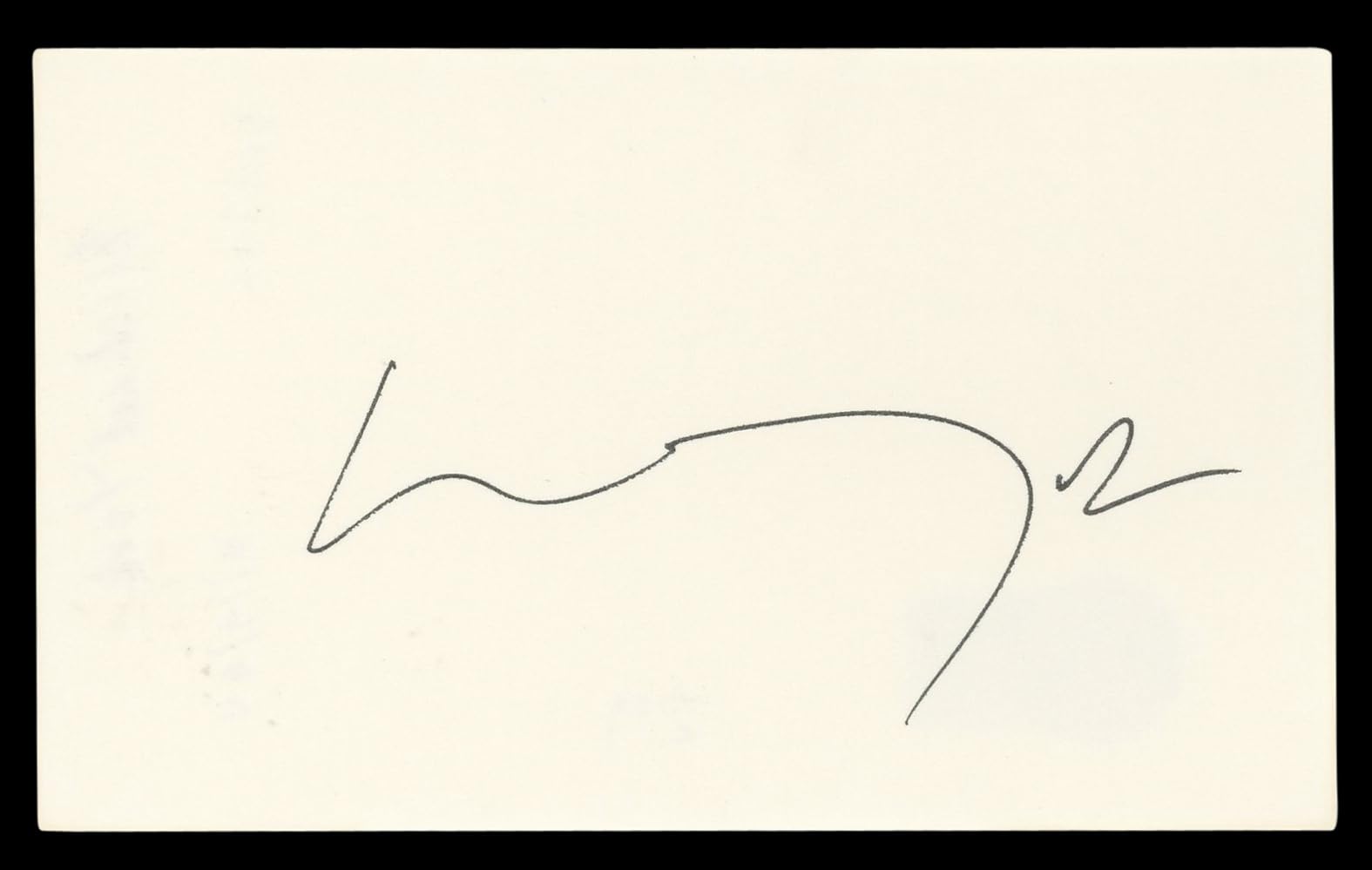 Michael York Romeo + Juliet Authentic Signed 3x5 Index Card BAS #BL96736