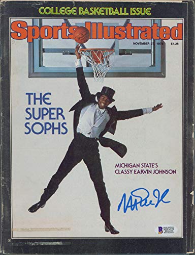 Lakers Magic Johnson Signed Nov. 1978 Sports Illustrated Magazine BAS #MJ15321