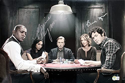 Lie To Me (2) Raymond & Hines Authentic Signed 12x18 Photo BAS #BA75432