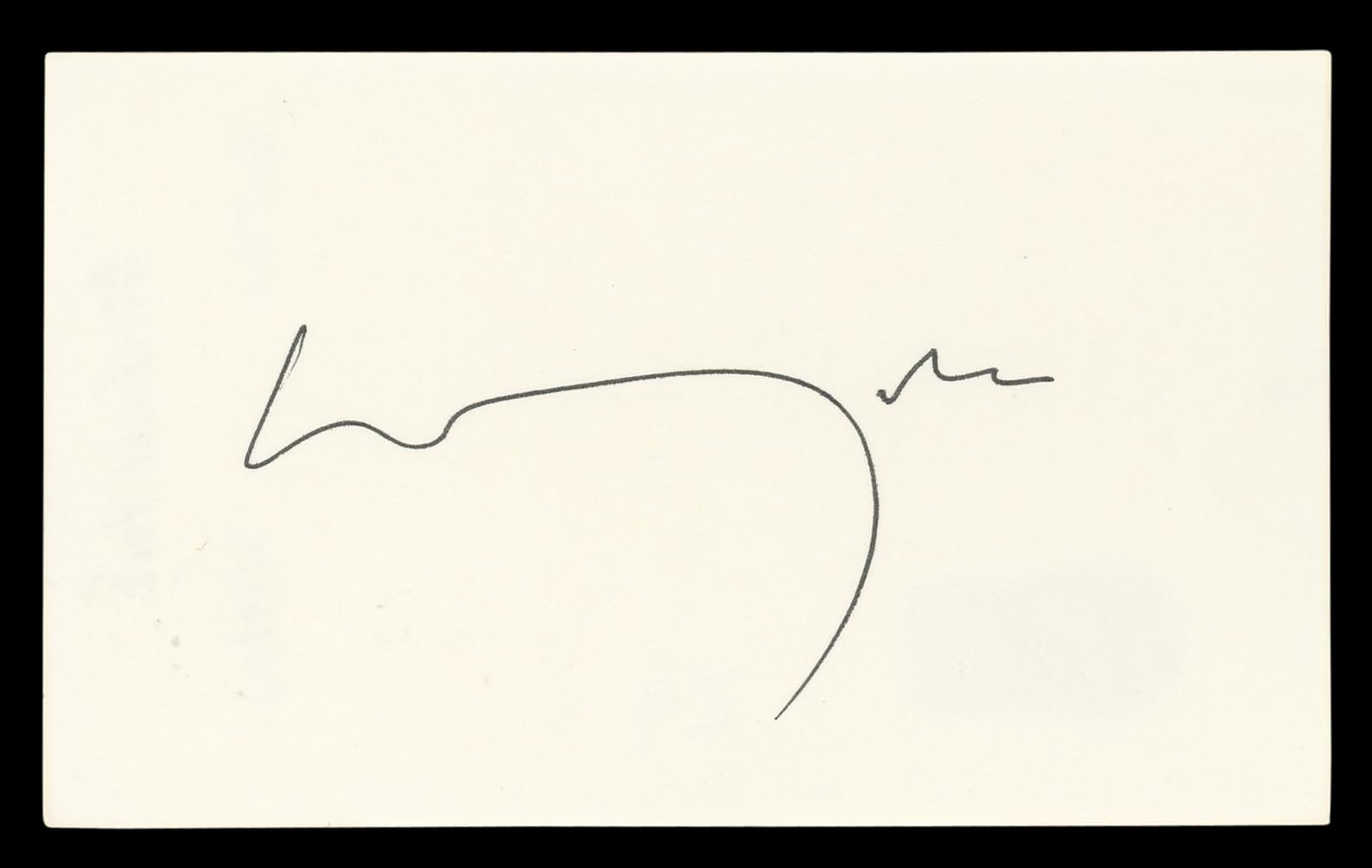 Michael York Romeo + Juliet Authentic Signed 3x5 Index Card BAS #BL96735