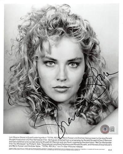 Sharon Stone Total Recall Authentic Signed 8x10 Photo Autographed BAS #BK03958