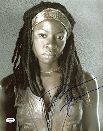 Danai Gurira The Walking Dead Authentic Signed 11X14 Photo PSA/DNA #Z90217