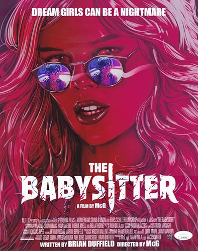 Samara Weaving The Babysitter Authentic Signed 11x14 Photo JSA #AX48188