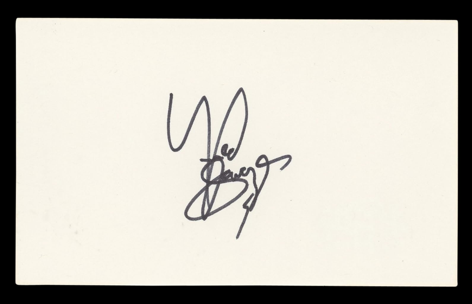 Fred Savage The Wonder Years Authentic Signed 3x5 Index Card BAS #BL98508
