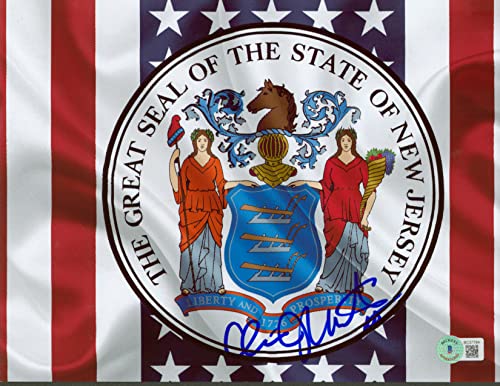 Chris Christie Authentic Signed 8.5x11 Photo Autographed BAS #BC37784