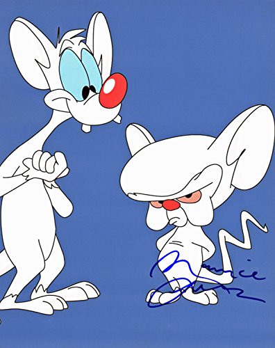 Maurice LaMarche Pinky and the Brain Authentic Signed 8x10 Photo BAS #E85218