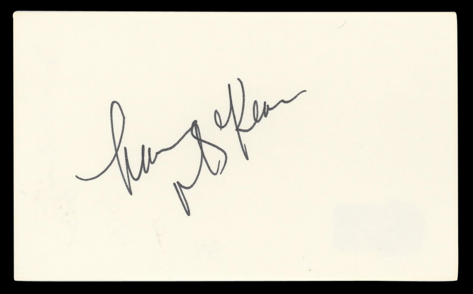 Nancy McKeon The Facts of Life Authentic Signed 3x5 Index Card BAS #BL96375