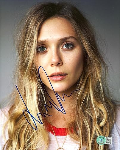Elizabeth Olsen The Avengers Authentic Signed 8x10 Photo BAS #BA52986