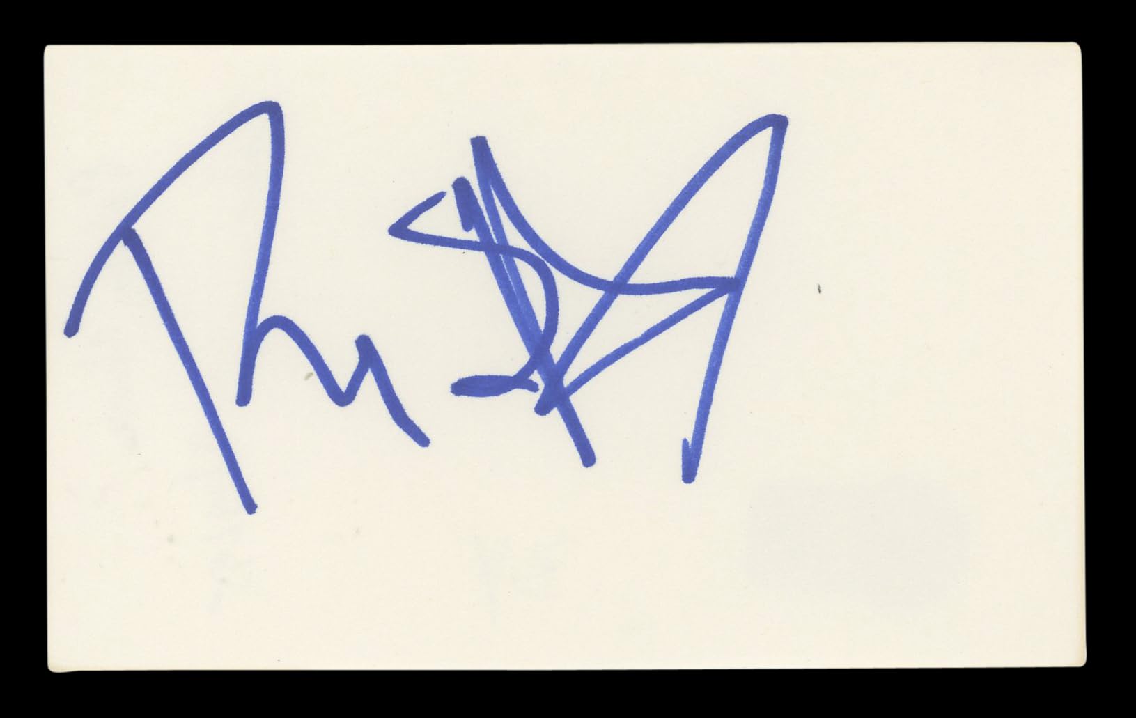 Pauly Shore Son in Law Authentic Signed 3x5 Index Card Autographed BAS #BL96633