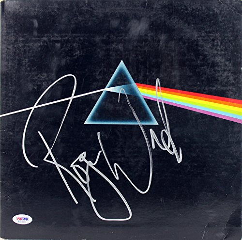 Roger Waters Signed Dark Side Of The Moon Album Cover W/ Vinyl PSA #AC63003