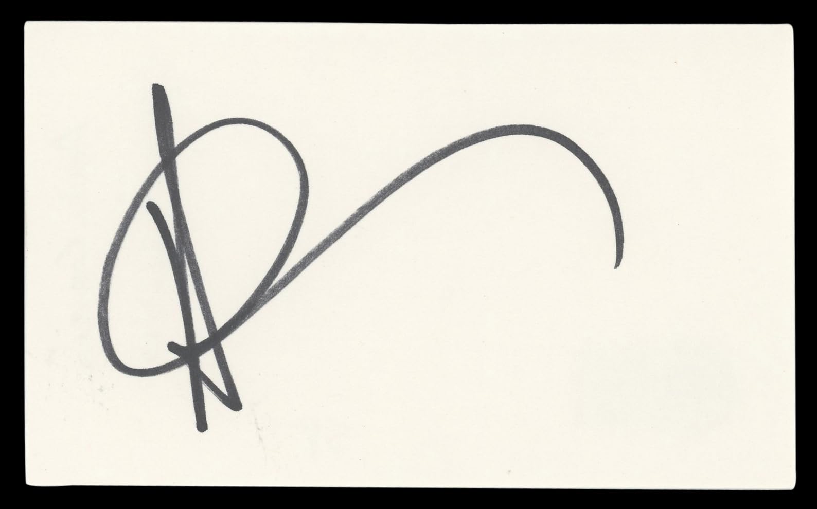 Andy Garcia The Untouchables Authentic Signed 3x5 Index Card BAS #BL96359
