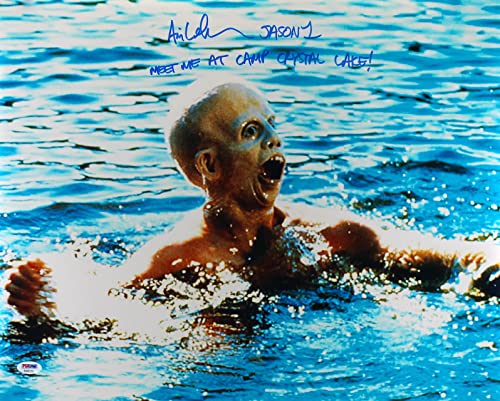 Ari Lehman "Meet Me At Camp Crystal Lake!" Signed 16x20 Photo PSA/DNA #AB40114