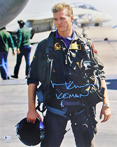 Val Kilmer Top Gun "Iceman" Authentic Signed 16x20 Photo BAS Witnessed