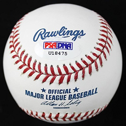 Barry Zito & Kelley James 'Rock On' Signed Authentic OML Baseball PSA #U18475