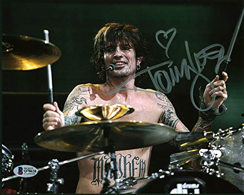 Tommy Lee Motley Crue Authentic Signed 8x10 Photo Autographed BAS #Q78638