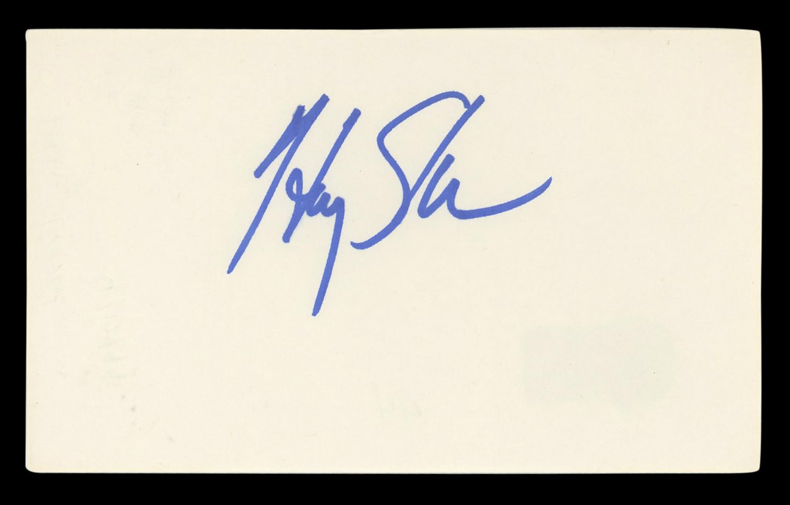 Harry Shearer The Simpsons Authentic Signed 3x5 Index Card BAS #BL96934