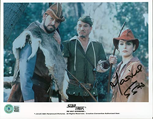 Marina Sirtis Star Trek The Next Generation Signed 8x10 Promo Photo BAS #BB83029
