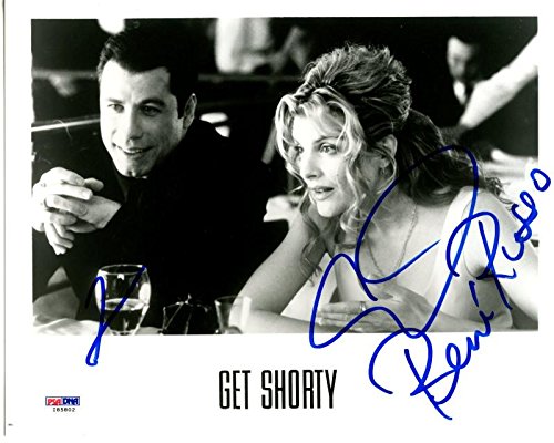 John Travolta & Rene Russo Get Shorty Signed Authentic 8X10 Photo PSA #I85802