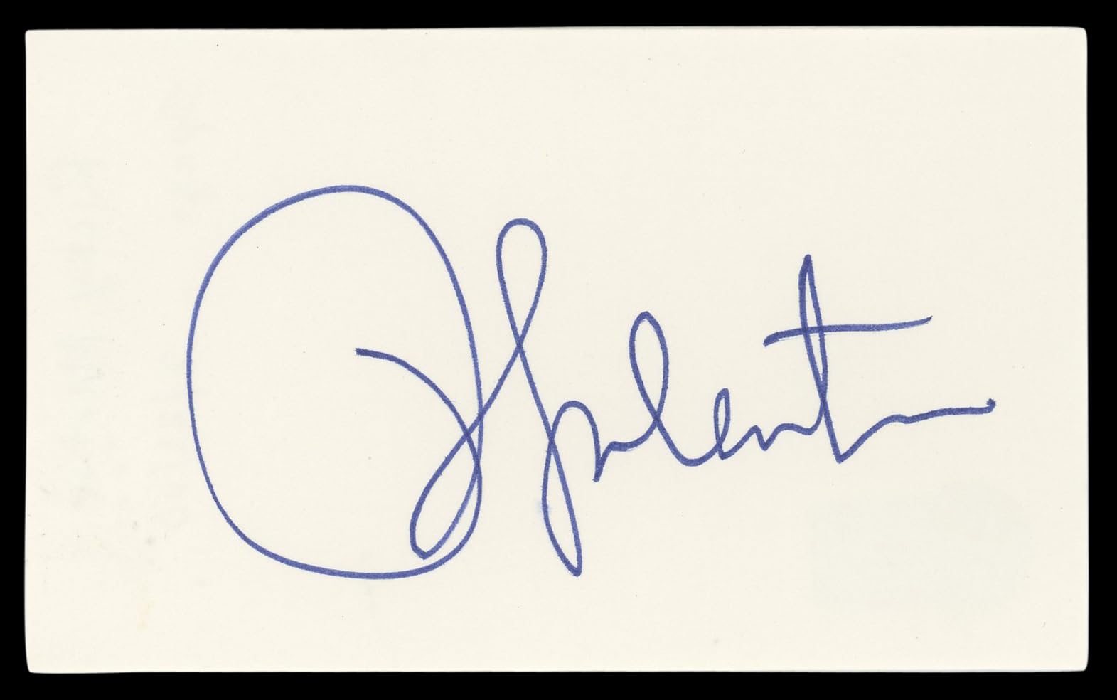 Ricky Martin Authentic Signed 3x5 Index Card Autographed BAS #BL98789