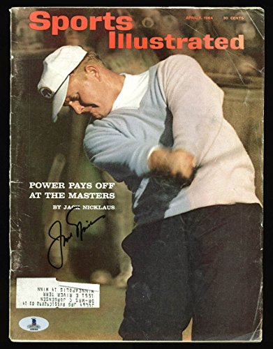 Jack Nicklaus Authentic Signed April 1964 Sports Illustrated BAS #A00364