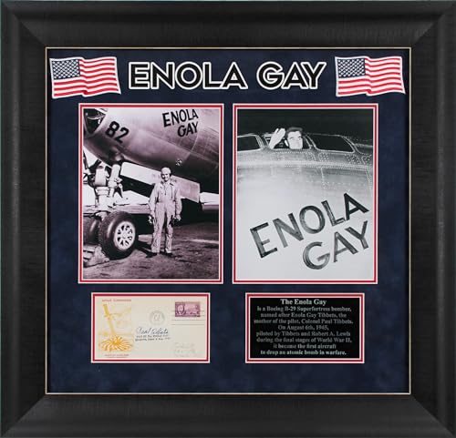 Paul Tibbets Authentic Signed & Framed 4x6.5 1945 First Day Cover BAS #AB76883