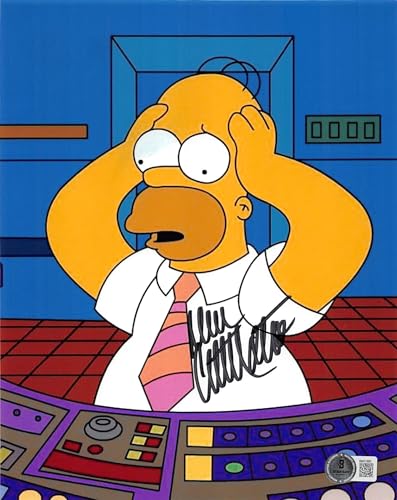 Dan Castellaneta The Simpsons Authentic Signed 8x10 Photo BAS #BM01880