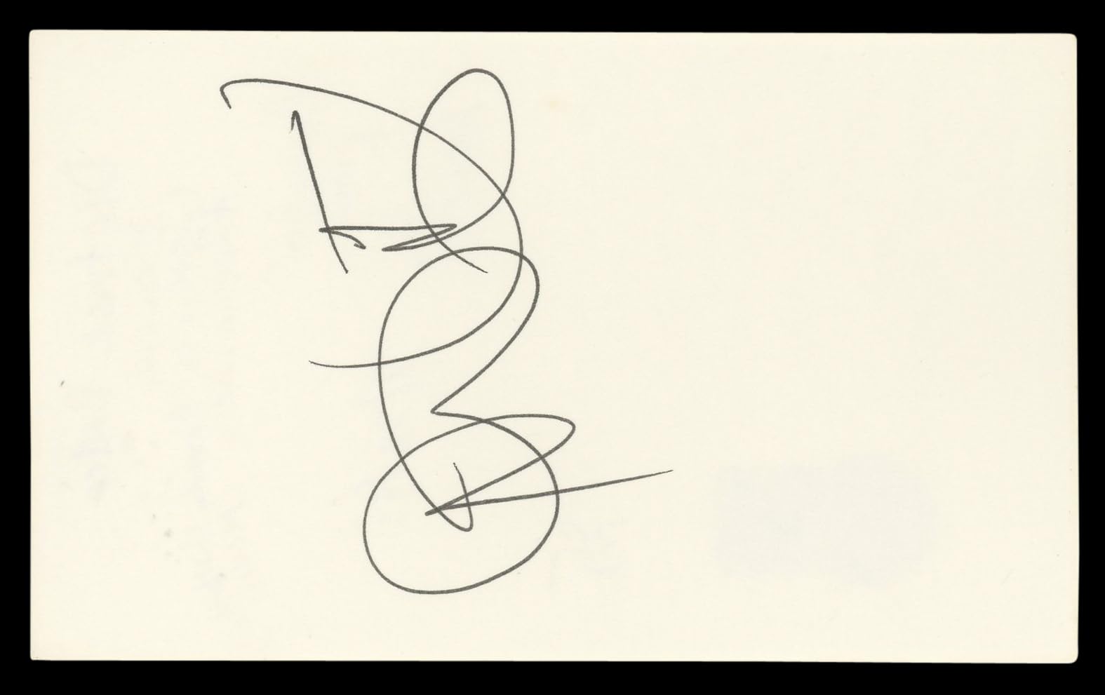 Diedrich Bader Napoleon Dynamite Authentic Signed 3x5 Index Card BAS #BL96947