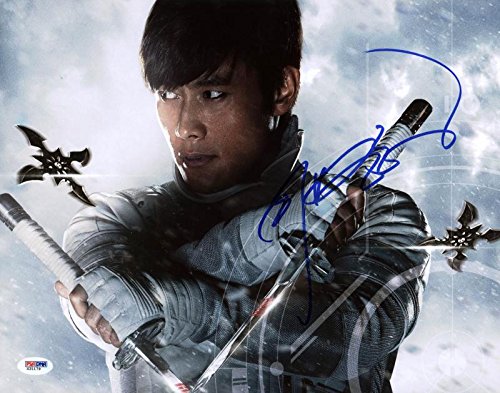 Byung-Hun Lee G.I. Joe Signed Authentic 11X14 Photo Autographed PSA/DNA #X31179