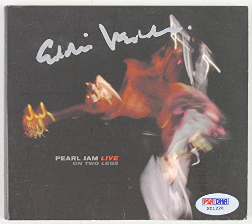 Eddie Vedder Authentic Signed Pearl Jam On Two Legs Cd Cover PSA/DNA #X01226
