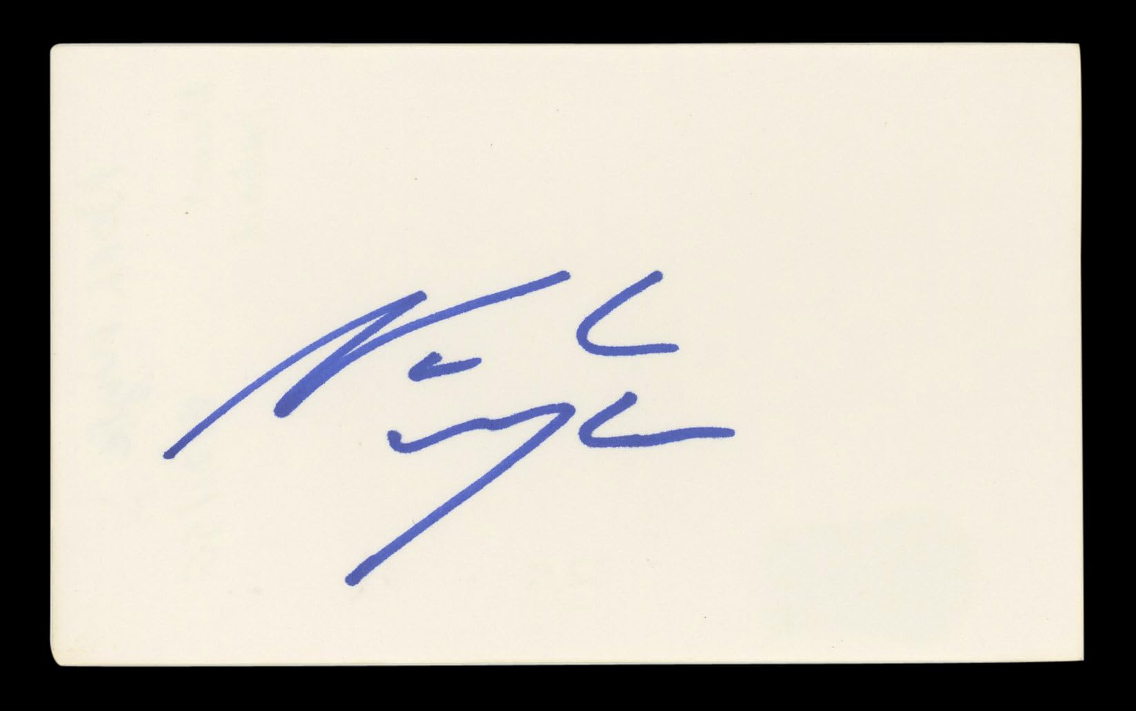 Noah Wyle ER Authentic Signed 3x5 Index Card Autographed BAS #BL96407