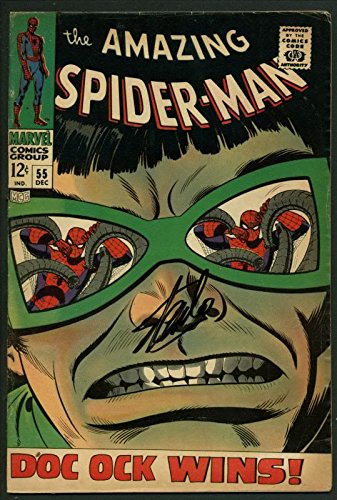 Stan Lee Signed Amazing Spider-Man #55 Comic Book Dr Octopus PSA/DNA #W18668