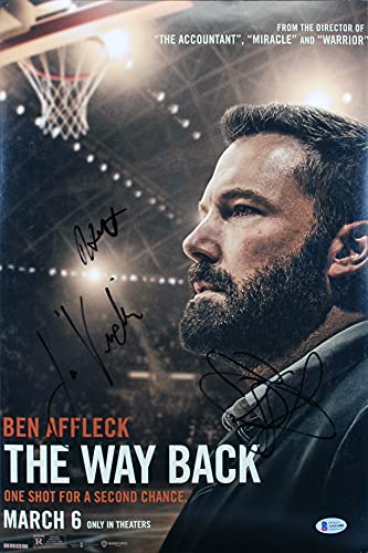 The Way Back (3) DaVinchi, McArthur & 1 More Signed 12x18 Photo BAS #AA03488