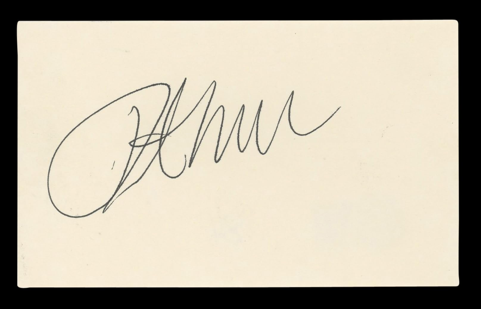 Peter Weller RoboCop Authentic Signed 3x5 Index Card Autographed BAS #BL96753