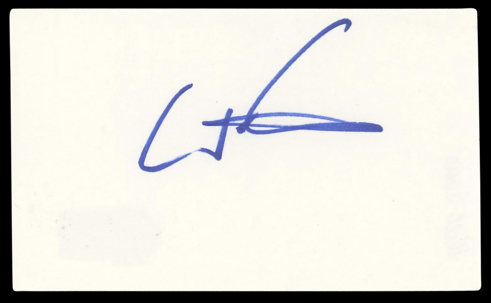 Will Sasso Mad TV Authentic Signed 3x5 Index Card Autographed BAS #BL98912