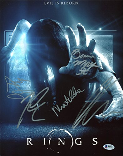 Rings (Johnny Galecki, Bonnie Morgan +3) Authentic Signed 11X14 Photo BAS A09819