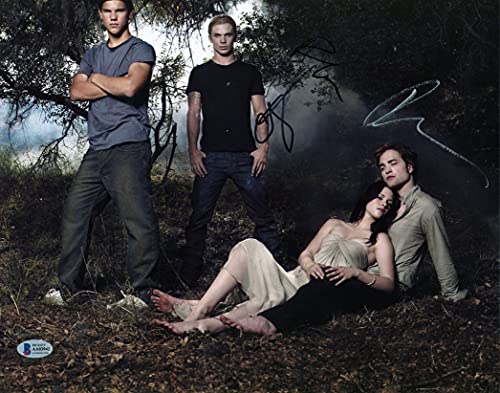 Twilight (3) Pattinson, Stewart & Gigandet Signed 11x14 Photo BAS #AA03942