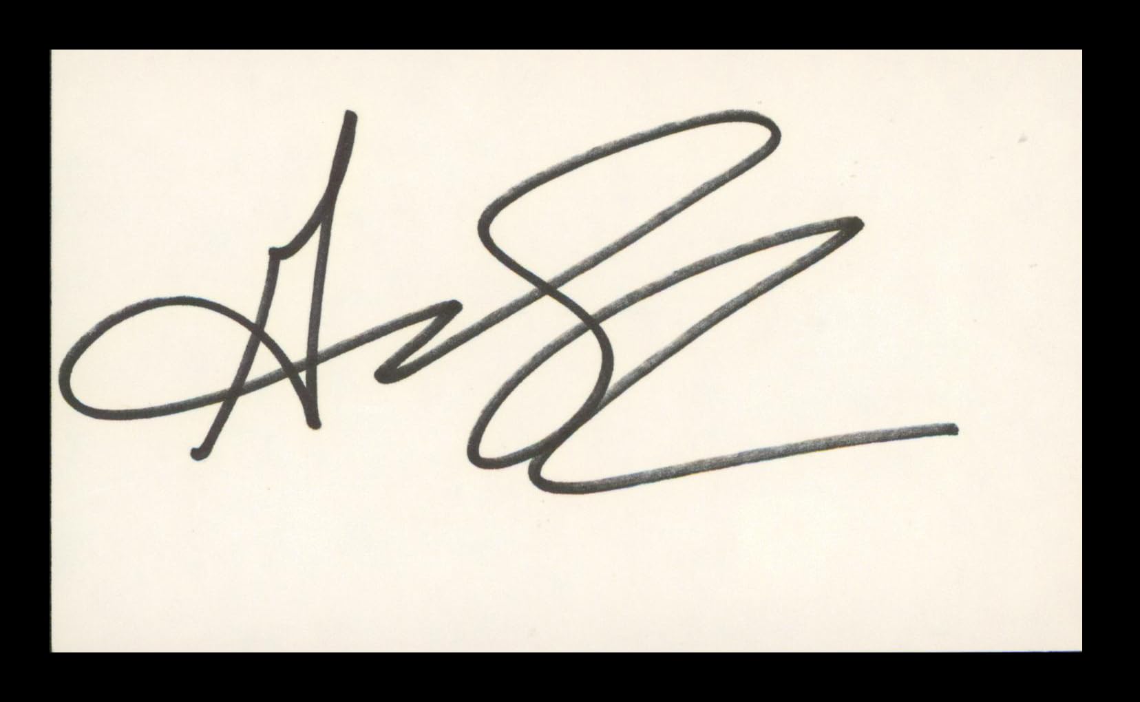 Gina Shock The Go-Go's Authentic Signed 3x5 Index Card Autographed BAS #BP00911