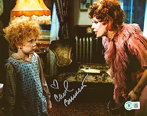 Carol Burnett Annie Authentic Signed 8x10 Photo Autographed BAS #BJ32699