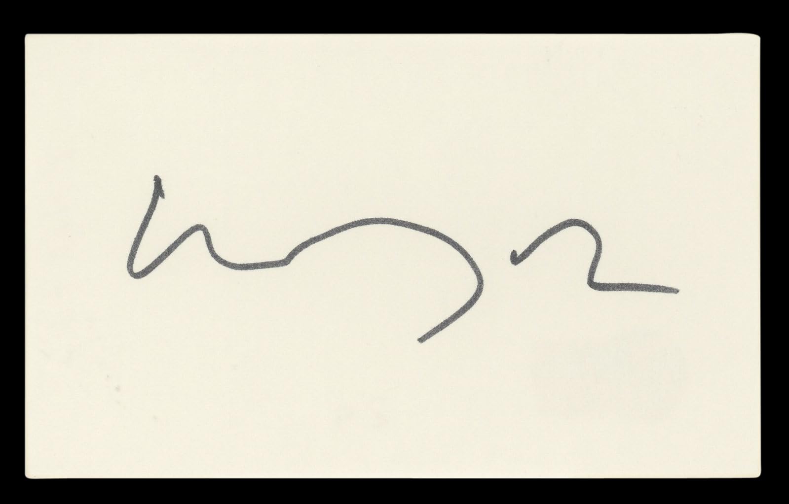 Michael York Romeo + Juliet Authentic Signed 3x5 Index Card BAS #BL96744
