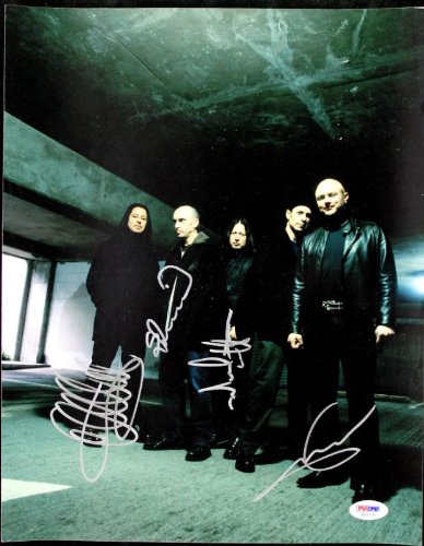 Queensryche- Wilton, Jackson, Rockenfield & Tate Signed 11X14 Photo PSA #T01031