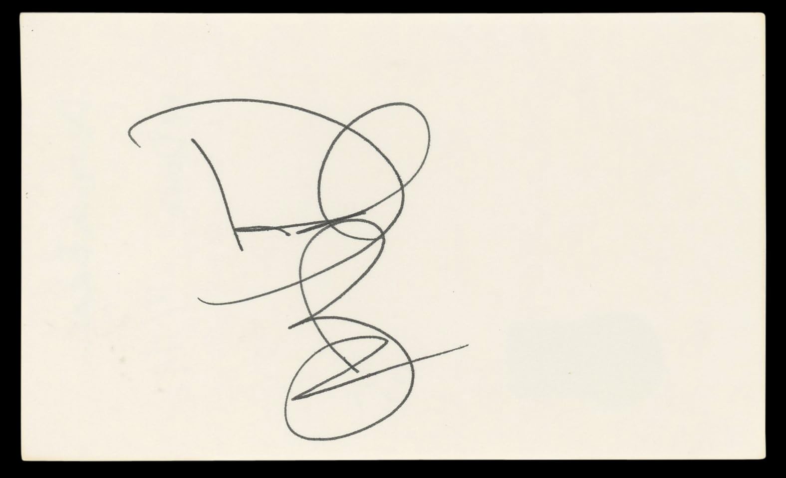Diedrich Bader Napoleon Dynamite Authentic Signed 3x5 Index Card BAS #BL96945