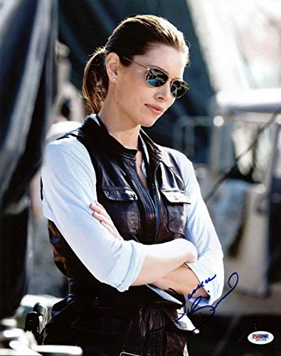 Jessica Biel The A-Team Signed Authentic 11X14 Photo Autographed PSA/DNA #L61729