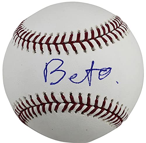 Beto O'Rourke Authentic Signed Oml Baseball Autographed BAS #H13115