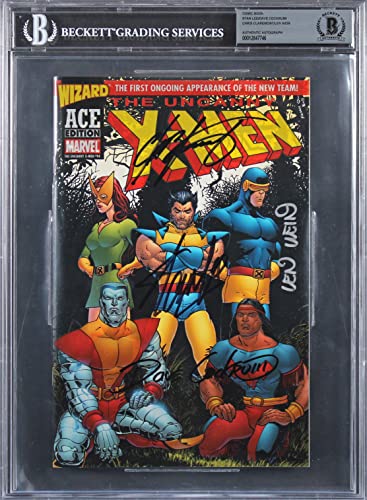 (4) Stan Lee +3 Signed The Uncanny X-Men #94 Ace Edition Comic BAS Slabbed