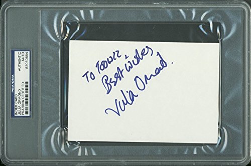 Julia Ormond Authentic Signed 4x6 Index Card Autographed PSA/DNA Slabbed 2