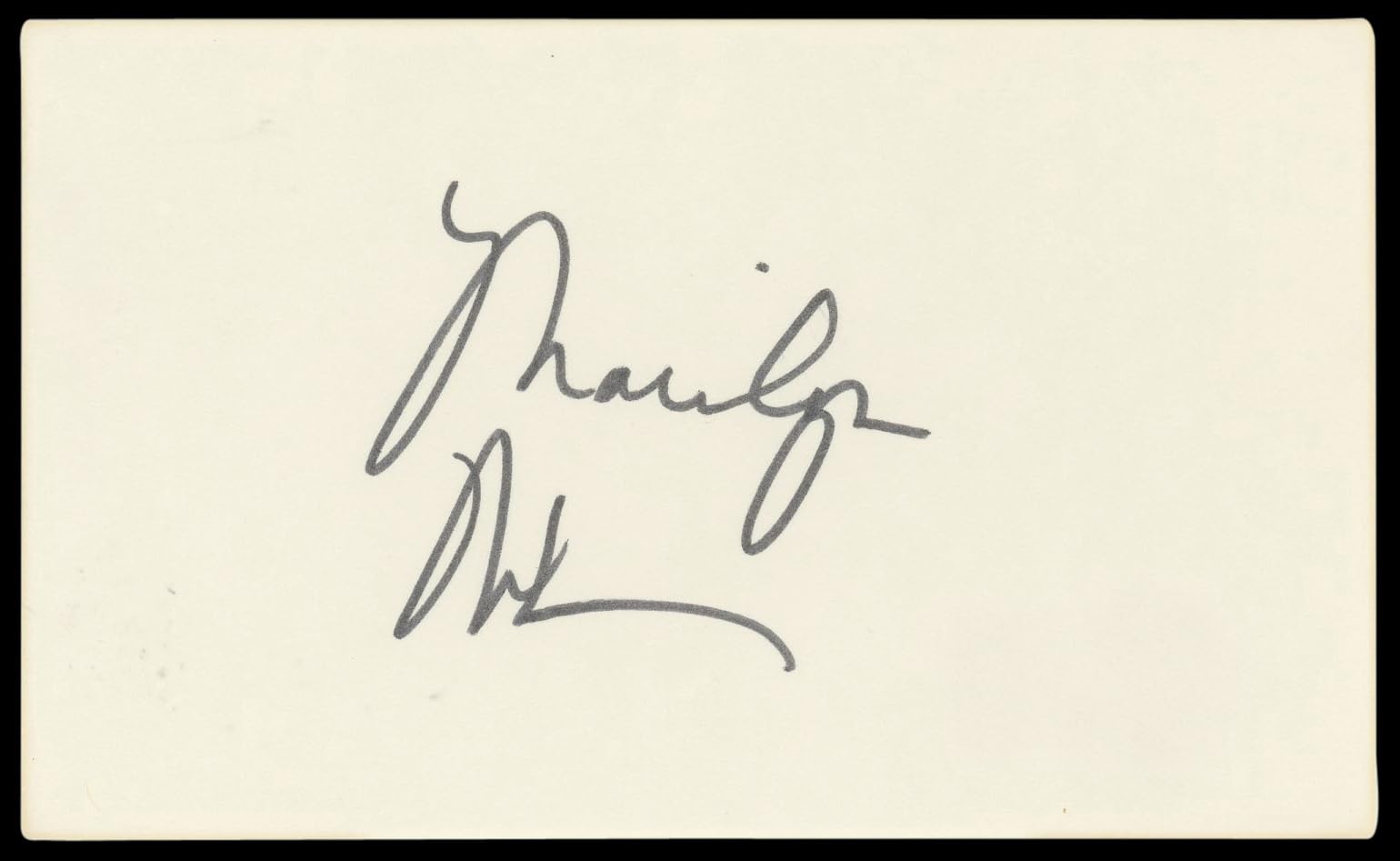 Marilyn McCoo 5th Dimension Authentic Signed 3x5 Index Card BAS #BL98895